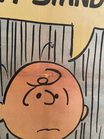 Peanuts Hang-Up No. 2: Charlie Brown (good grief), Original Vintage Poster United Feature Syndicate for Chicago Tribune, 1968