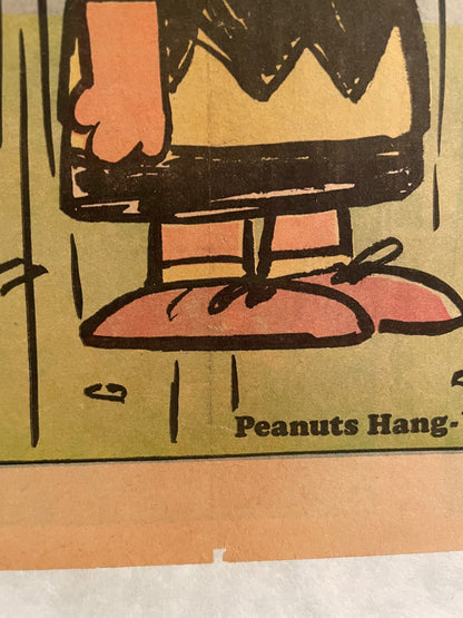 Peanuts Hang-Up No. 2: Charlie Brown (good grief), Original Vintage Poster United Feature Syndicate for Chicago Tribune, 1968