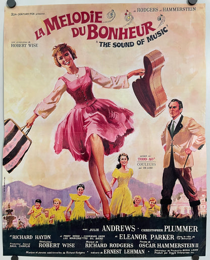 La Melodie du Bonheur, French film poster release of US musical The Sound of Music, 1966