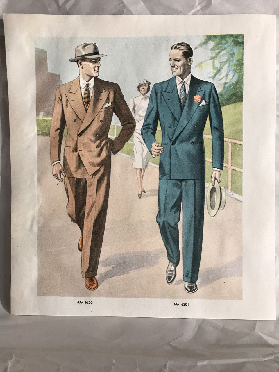 AMERICAN GENTLEMAN FASHIONS, Spring - Summer 1940 (5 prints)