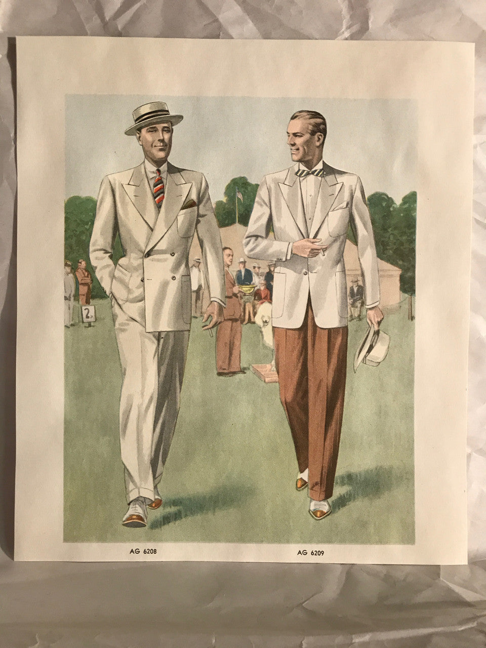 AMERICAN GENTLEMAN FASHIONS, Spring - Summer 1940 (5 prints)