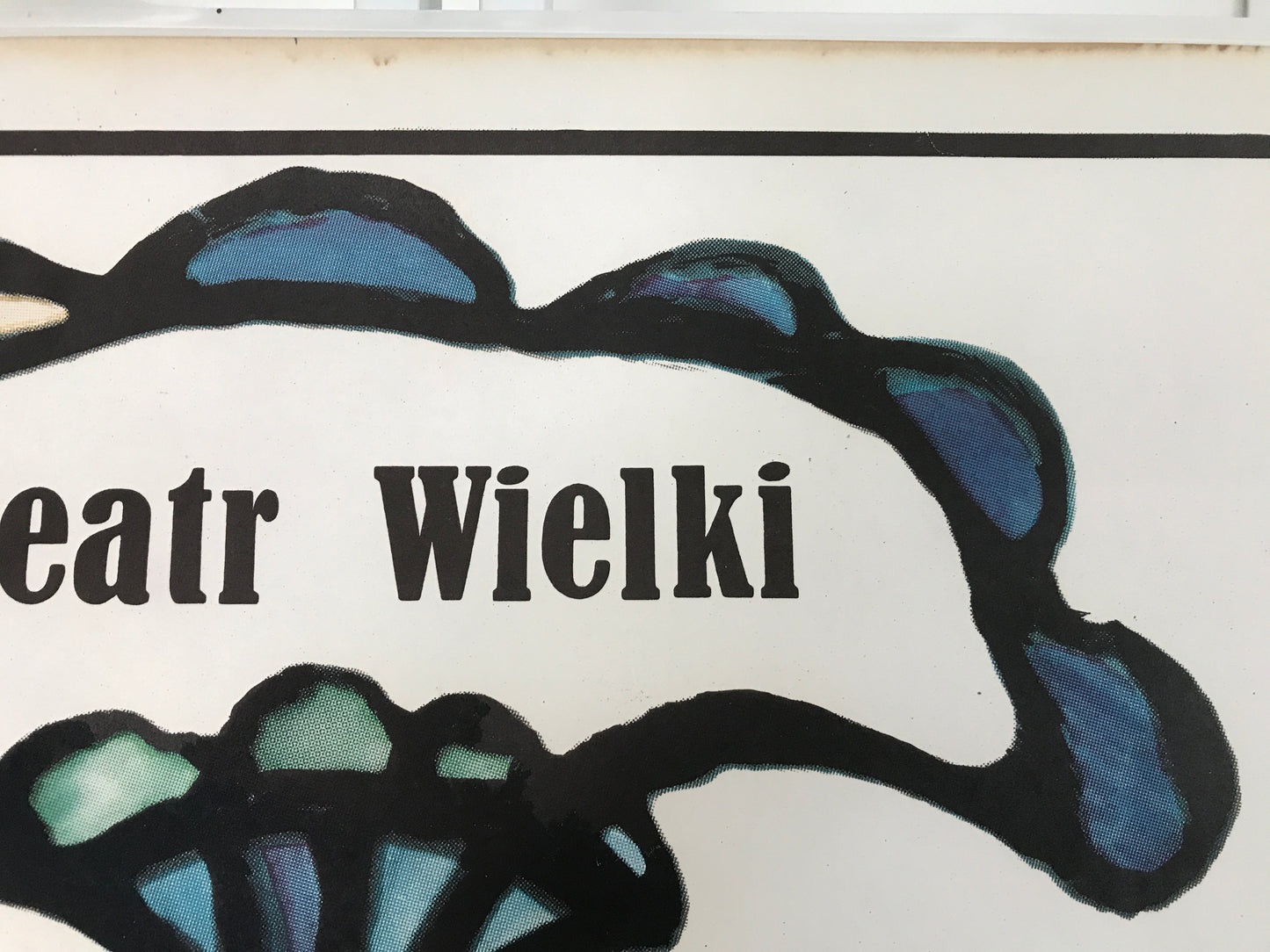 Teatr Wielki - Britten by Jan Lenica, vintage Polish lithographic theater poster, 1971