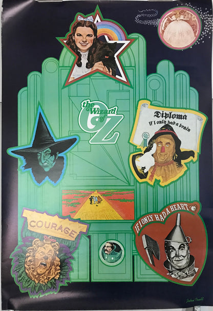 Wizard of Oz, promo poster by John Trull, c.1980s