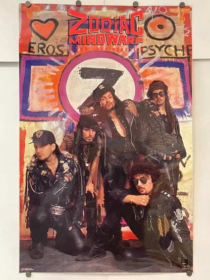 Zodiac Mindwarp and The Love Reaction (#3187), vintage rock poster, 1988