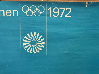 Biathlon - Munich Olympics 1972 , Vintage Sports poster