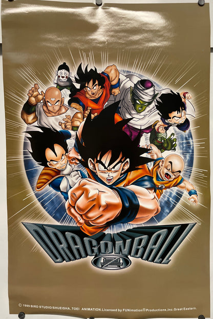 Dragon Ball Z, vintage anime poster, 1999